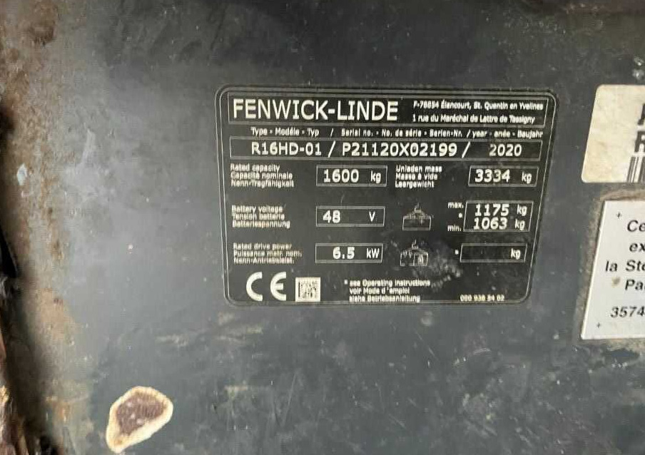 Linde R16HD-01 - Retráctil: foto 4 Linde R16HD-01 - Retráctil: foto 4