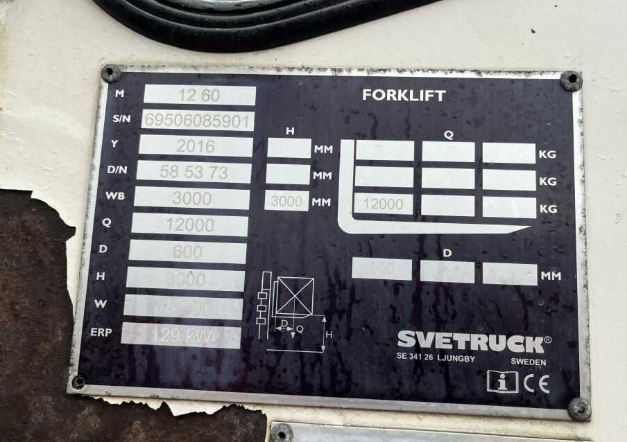 Svetruck 1260 - Carretilla elevadora diésel: foto 4 Svetruck 1260 - Carretilla elevadora diésel: foto 4