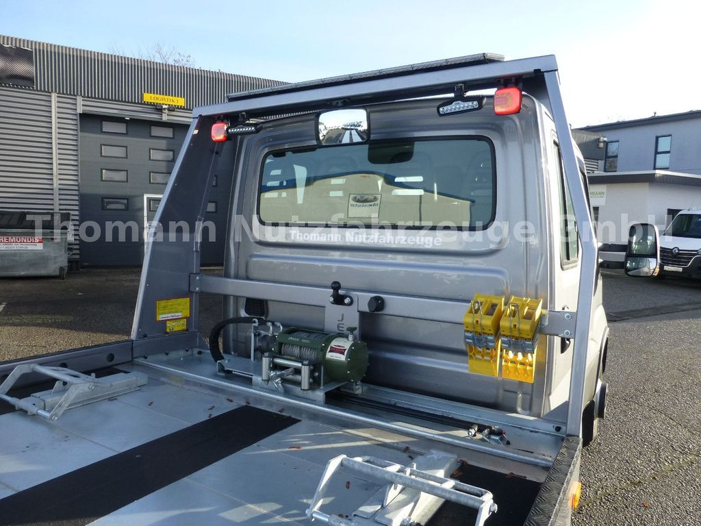 Grua de remolque autos, Furgoneta nuevo Iveco DAILY 70C18 DoKa Schiebeplateau Luftfed Navi: foto 8