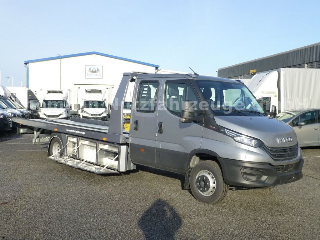 Grua de remolque autos, Furgoneta nuevo Iveco DAILY 70C18 DoKa Schiebeplateau Luftfed Navi: foto 21