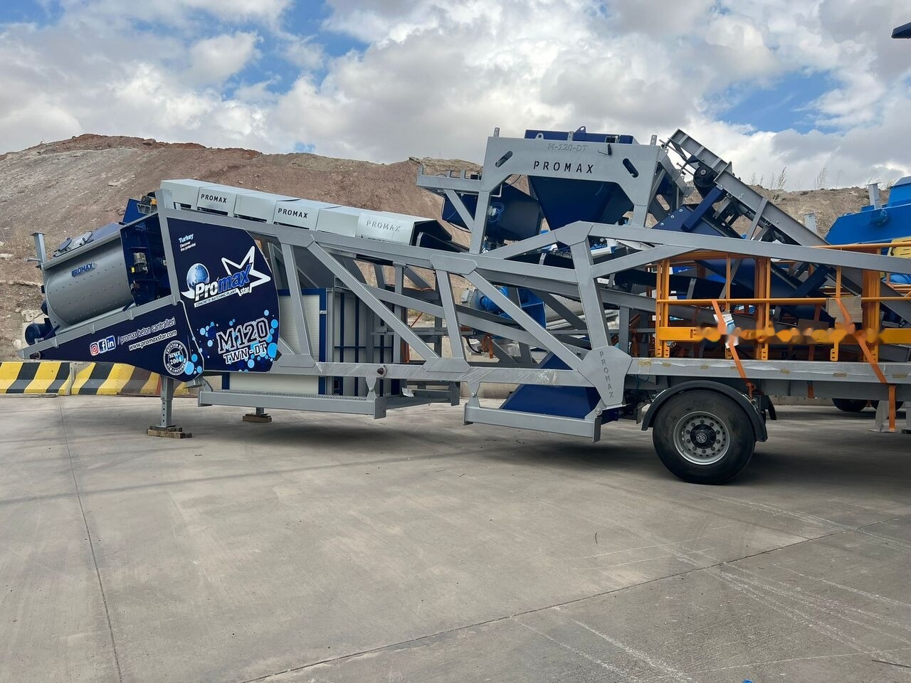 Promax Mobile Concrete Batching Plant PROMAX M120-TWN DT (120m³/h) - Planta de hormigón: foto 4 Promax Mobile Concrete Batching Plant PROMAX M120-TWN DT (120m³/h) - Planta de hormigón: foto 4