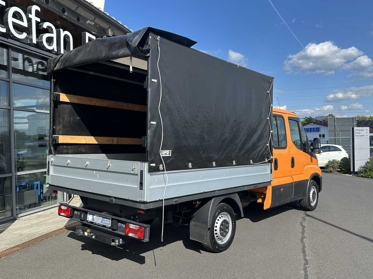 Caja abierta furgoneta Iveco Daily 35S14 Pritsche+Plane *AHK*Ladekran*7-Sitze: foto 9