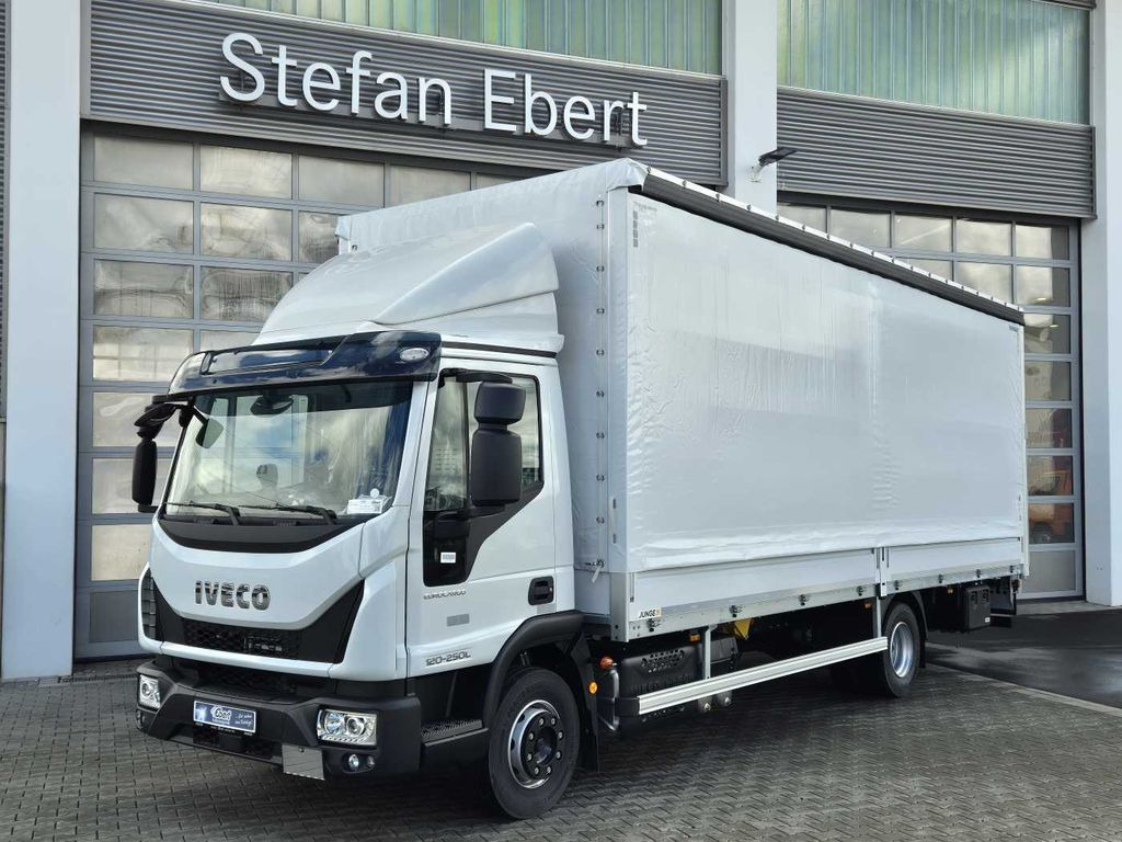 Iveco Eurocargo 120-250/P Curtainsider+LBW Spoiler AHK - Camión lona: foto 1 Iveco Eurocargo 120-250/P Curtainsider+LBW Spoiler AHK - Camión lona: foto 1