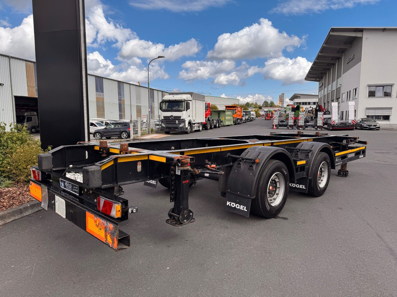 Kögel ZW 18 Lafette SAF Achsen 15.910kg Nutzlast - Remolque portacontenedore/ Intercambiable: foto 4 Kögel ZW 18 Lafette SAF Achsen 15.910kg Nutzlast - Remolque portacontenedore/ Intercambiable: foto 4