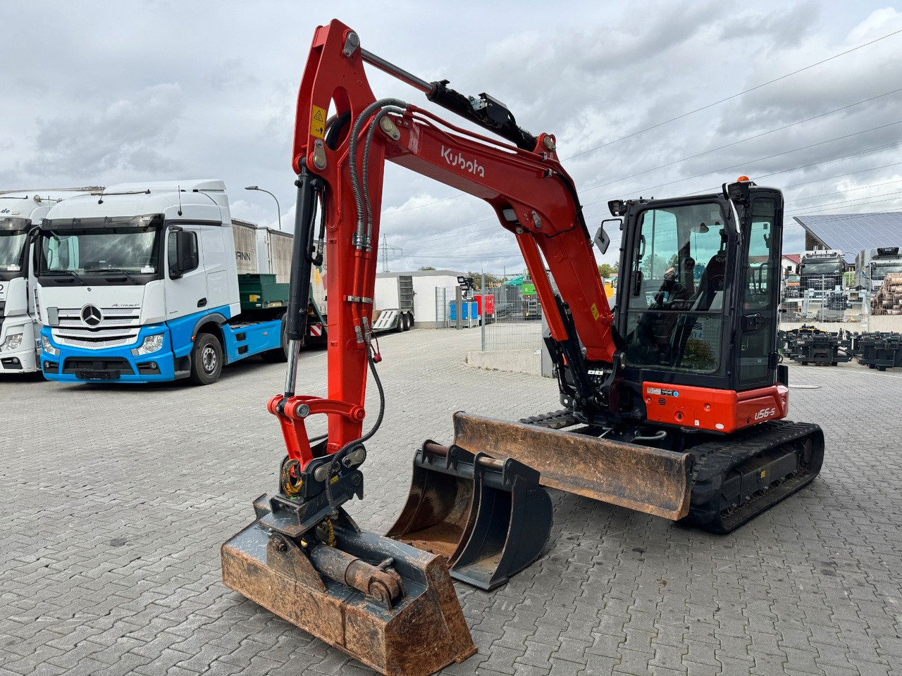 Kubota U56-5 / MS03 / nur 190h! / Löffelpaket - Miniexcavadora: foto 5 Kubota U56-5 / MS03 / nur 190h! / Löffelpaket - Miniexcavadora: foto 5
