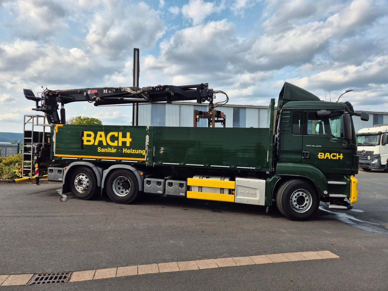 Camión caja abierta, Camión grúa MAN TGS 26.420 6x2-4 LL Hiab 177K PRO 2 Stück: foto 6 Camión caja abierta, Camión grúa MAN TGS 26.420 6x2-4 LL Hiab 177K PRO 2 Stück: foto 6