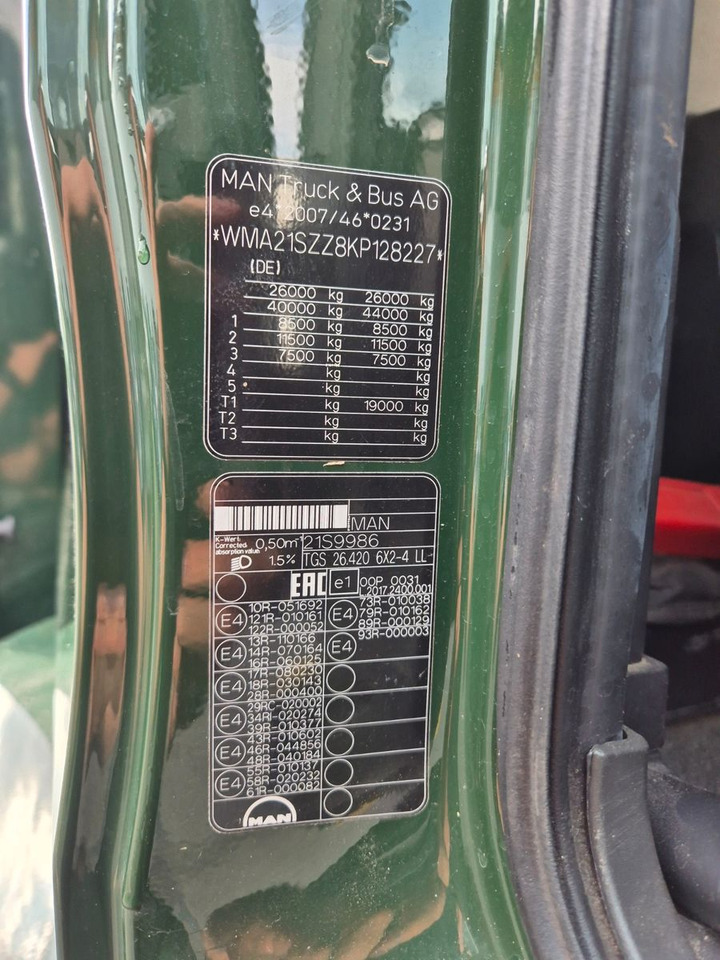 Camión caja abierta, Camión grúa MAN TGS 26.420 6x2-4 LL Hiab 177K PRO 2 Stück: foto 16 Camión caja abierta, Camión grúa MAN TGS 26.420 6x2-4 LL Hiab 177K PRO 2 Stück: foto 16
