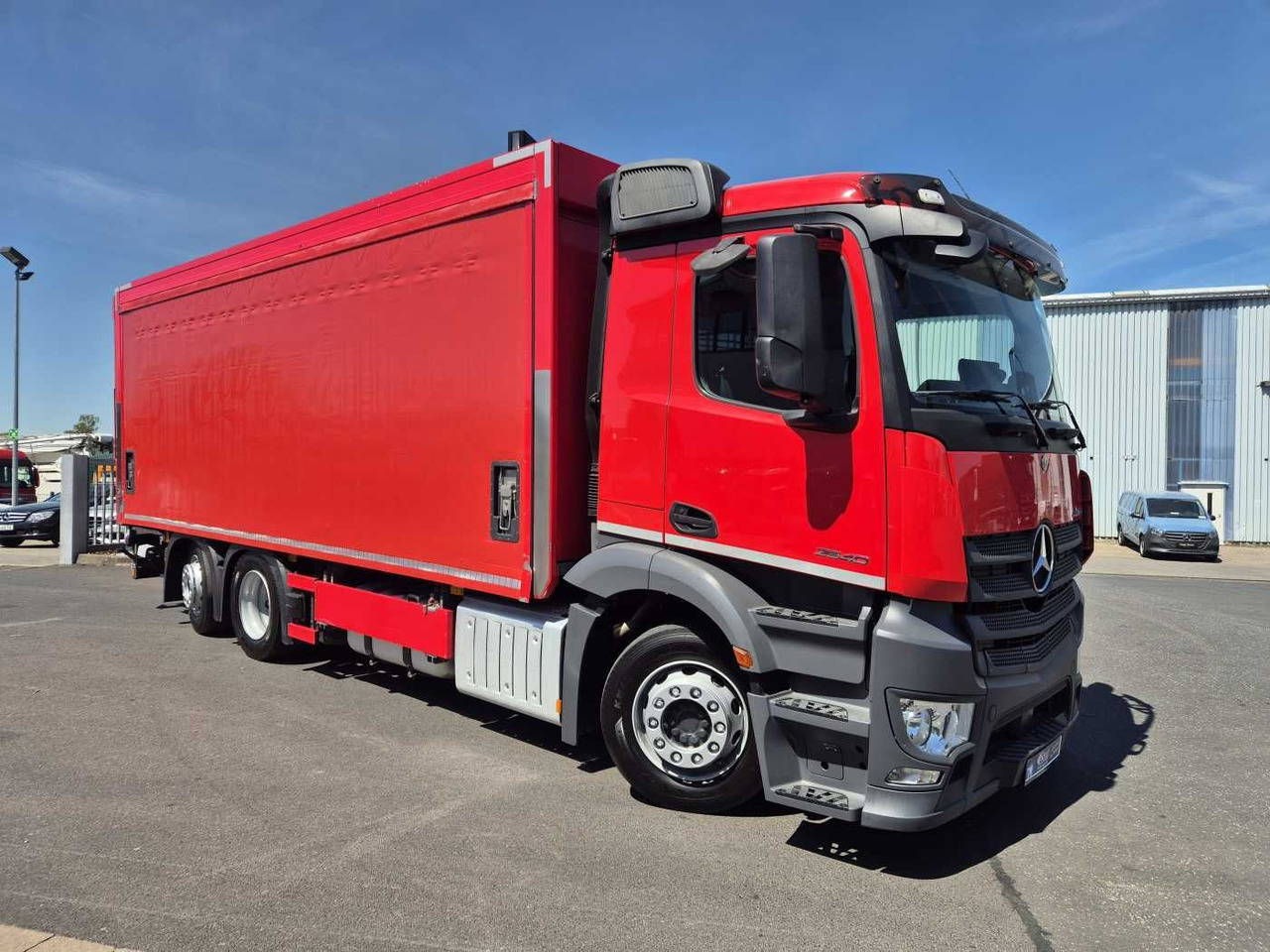 Mercedes-Benz Antos 2540 LnR 6x2 LBW Schiebeplanen AHK - Camión lona: foto 3 Mercedes-Benz Antos 2540 LnR 6x2 LBW Schiebeplanen AHK - Camión lona: foto 3