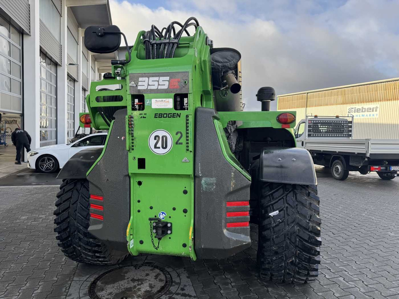 Sennebogen 355 E / Greifschaufel / nur 2.260h! - Cargadora de ruedas: foto 4 Sennebogen 355 E / Greifschaufel / nur 2.260h! - Cargadora de ruedas: foto 4