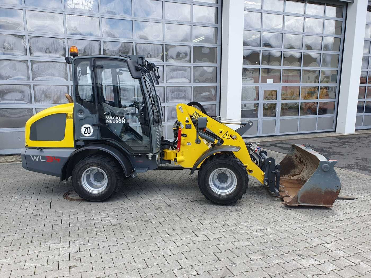Wacker WL34 (RL40) / Schaufel + Gabel / nur 743h / 62PS - Cargadora de ruedas: foto 3 Wacker WL34 (RL40) / Schaufel + Gabel / nur 743h / 62PS - Cargadora de ruedas: foto 3
