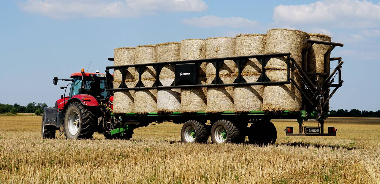 Dinapolis bale trailer 20t, RPP-9000 - Remolque plataforma agrícola: foto 2 Dinapolis bale trailer 20t, RPP-9000 - Remolque plataforma agrícola: foto 2
