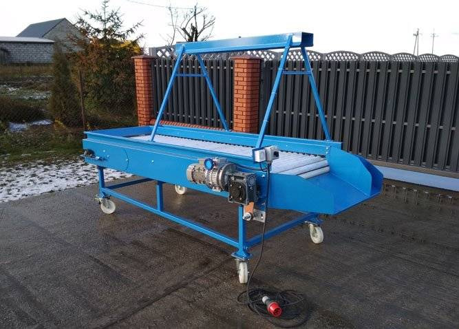 Equipo poscosecha Macius S-250 roller selection table: foto 1
