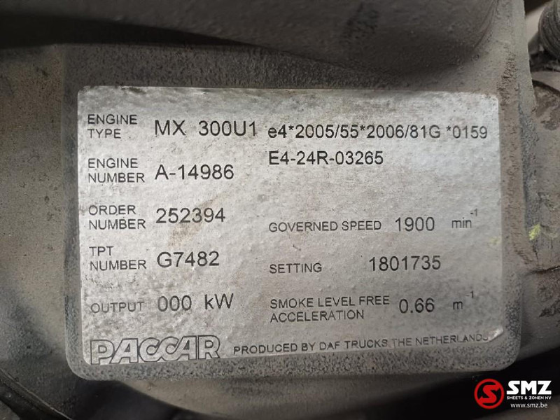 DAF Occ motor MX300KW DAF - Motor para Camión: foto 5 DAF Occ motor MX300KW DAF - Motor para Camión: foto 5