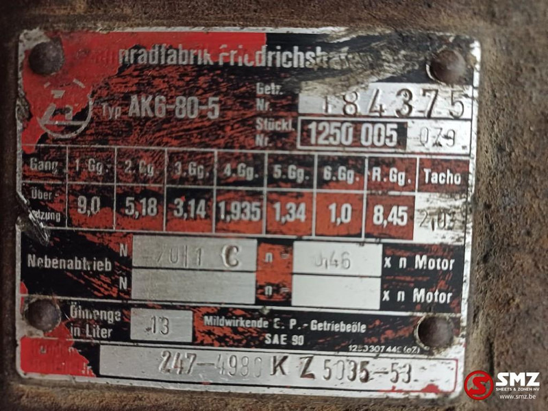 Deutz Occ motor F6L413V Deutz + versnellingsbak AK6-80-5 - Motor para Camión: foto 5 Deutz Occ motor F6L413V Deutz + versnellingsbak AK6-80-5 - Motor para Camión: foto 5