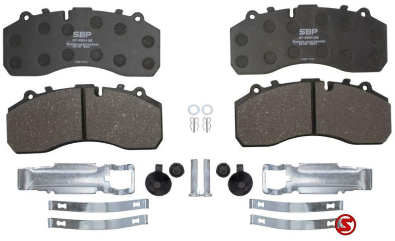 Diversen Remblok mercedes - daf - iveco WVA29108 - Pastillas de freno para Camión: foto 1 Diversen Remblok mercedes - daf - iveco WVA29108 - Pastillas de freno para Camión: foto 1