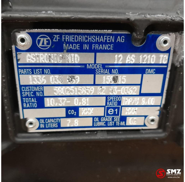 Iveco Occ versnellingsbak 12AS1210TO Iveco - Caja de cambios para Camión: foto 5 Iveco Occ versnellingsbak 12AS1210TO Iveco - Caja de cambios para Camión: foto 5