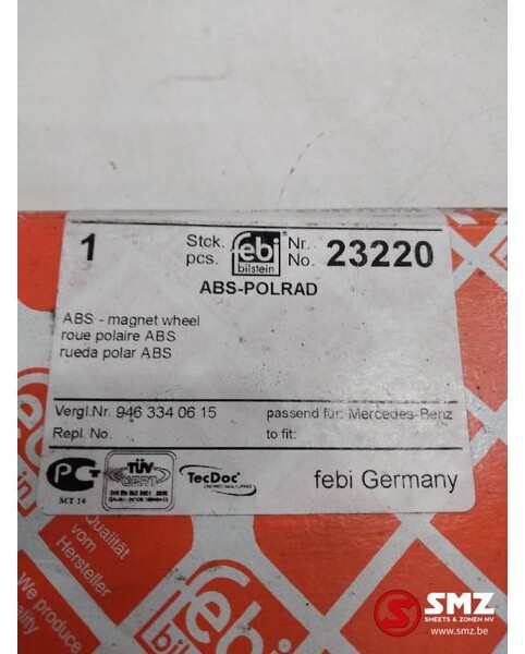 Mercedes-Benz Occ ABS ring Mercedes 9463340615 - Piezas de freno para Camión: foto 2 Mercedes-Benz Occ ABS ring Mercedes 9463340615 - Piezas de freno para Camión: foto 2