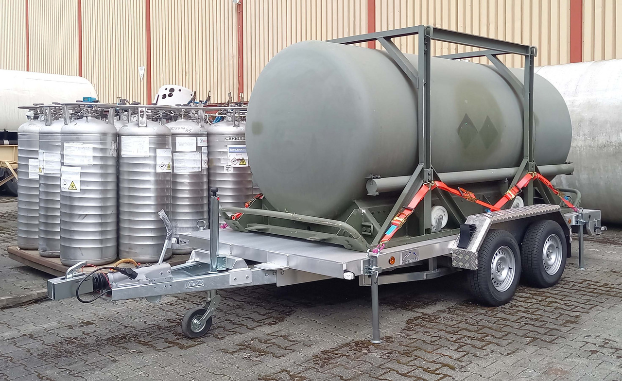 CRYOBASE Gas tank cryogenic trailer used for nitrogen, oxygen, argon - Remolque cisterna: foto 1 CRYOBASE Gas tank cryogenic trailer used for nitrogen, oxygen, argon - Remolque cisterna: foto 1