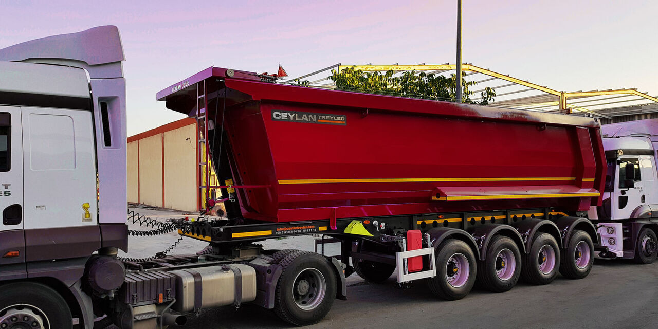 Semirremolque volquete nuevo CEYLAN 35-40 M3 4 AXLE TIPPER: foto 8