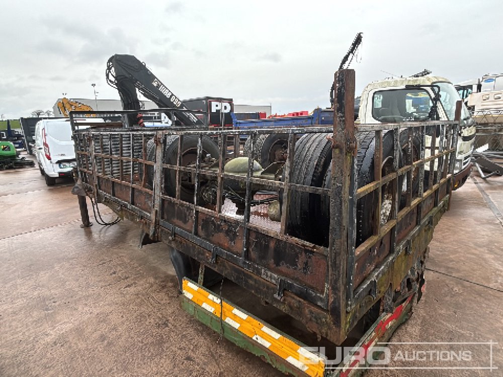 14' x 8' Dropside Body, Hiab 090 Crane - Carrocería abierta: foto 3 14' x 8' Dropside Body, Hiab 090 Crane - Carrocería abierta: foto 3