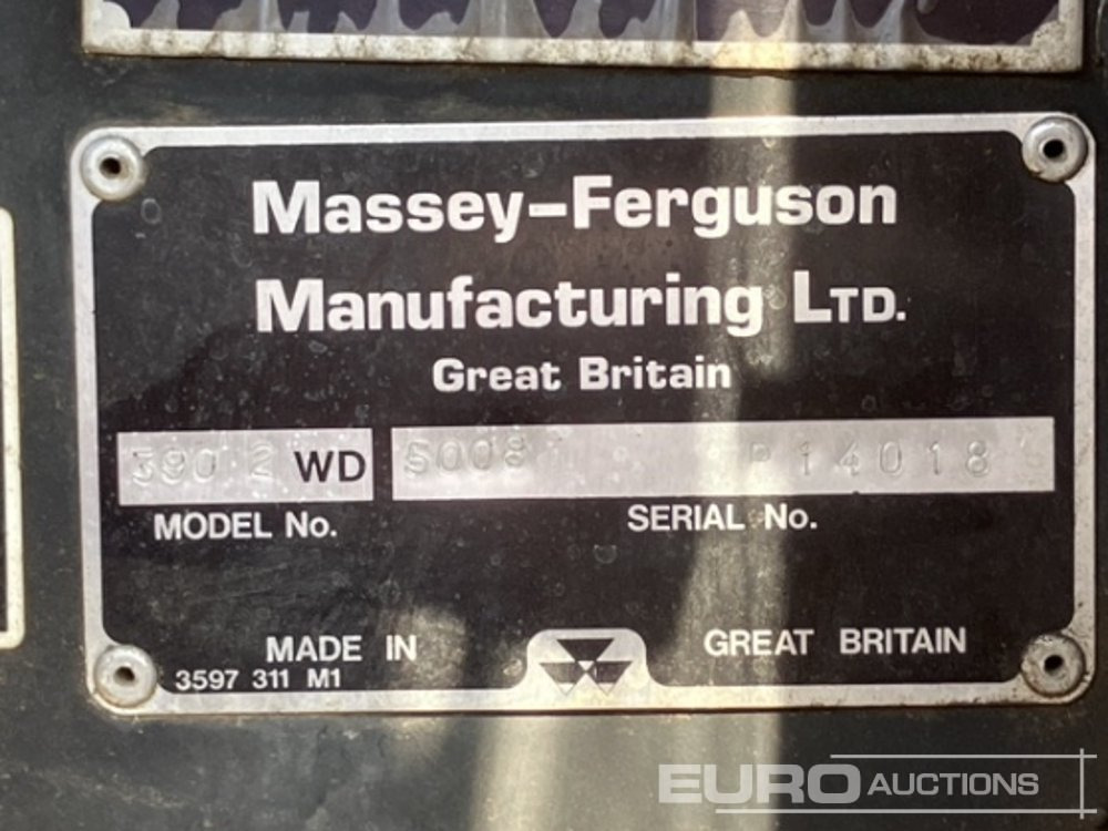 1997 Massey Ferguson 390 - Tractor: foto 5 1997 Massey Ferguson 390 - Tractor: foto 5