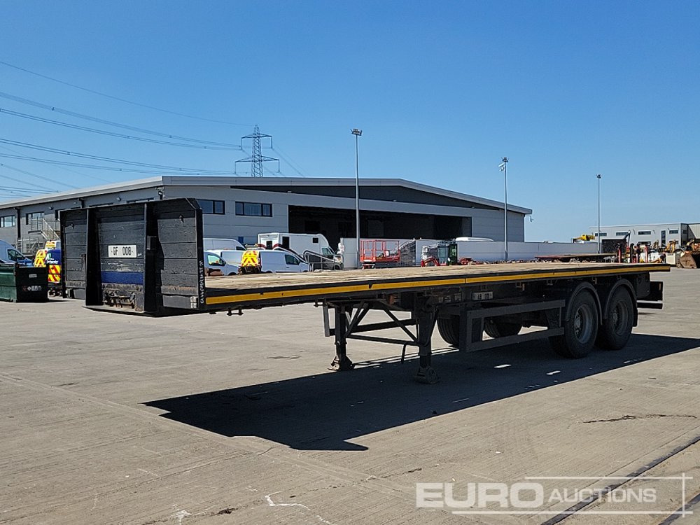 1999 Don-Bur Twin Axle Flatbed Trailer - Semirremolque plataforma/ Caja abierta: foto 1 1999 Don-Bur Twin Axle Flatbed Trailer - Semirremolque plataforma/ Caja abierta: foto 1