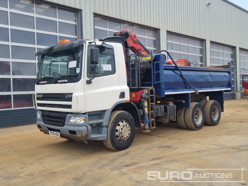 2005 DAF LF55.220 - Camión volquete, Camión grúa: foto 1 2005 DAF LF55.220 - Camión volquete, Camión grúa: foto 1