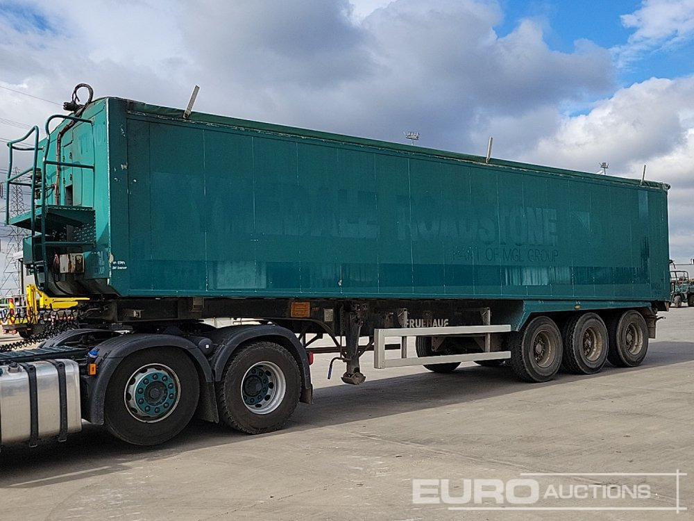 2008 Fruehauf Tri Axle Tipping Trailer, Easy Sheet - Semirremolque volquete: foto 1 2008 Fruehauf Tri Axle Tipping Trailer, Easy Sheet - Semirremolque volquete: foto 1