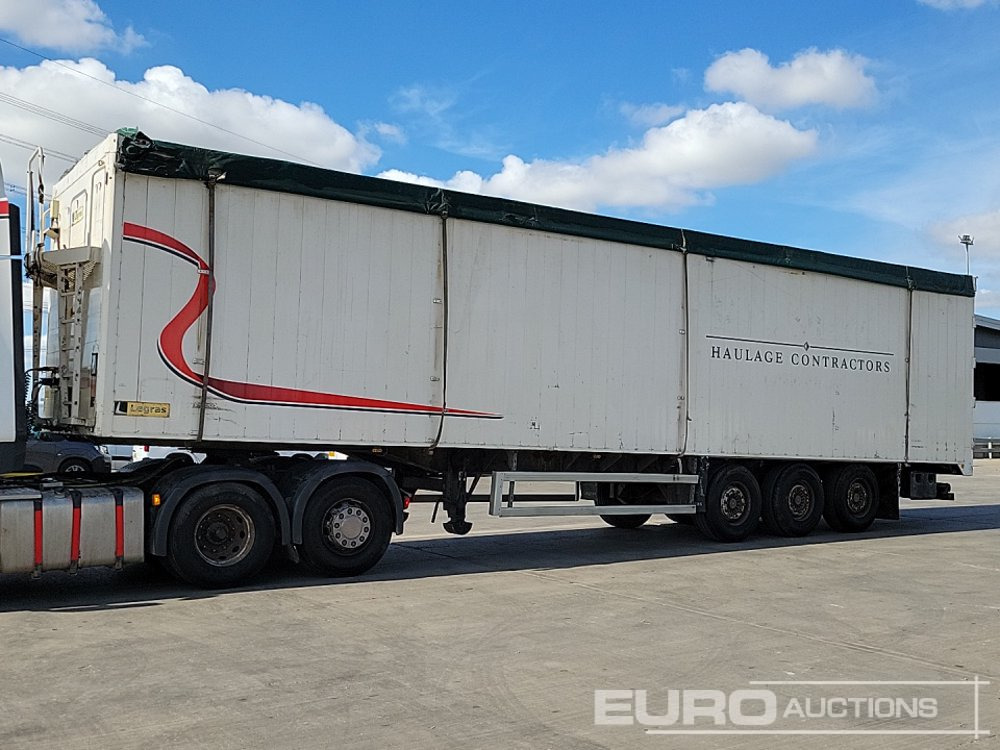 2008 Legras Tri Axle Bulk Walking Floor Trailer, Easy Sheet - Semirremolque piso movil: foto 1 2008 Legras Tri Axle Bulk Walking Floor Trailer, Easy Sheet - Semirremolque piso movil: foto 1