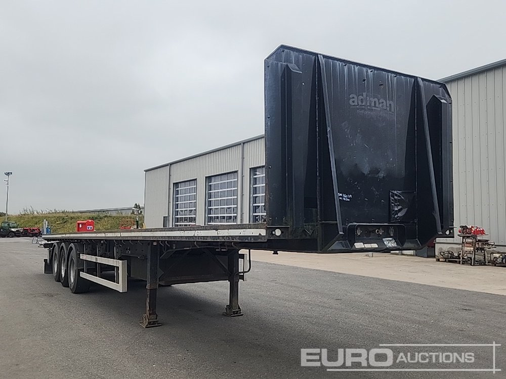 2010 Dennison 45' Tri Axle Flat Trailer, Goal Post Sockets - Semirremolque plataforma/ Caja abierta: foto 5 2010 Dennison 45' Tri Axle Flat Trailer, Goal Post Sockets - Semirremolque plataforma/ Caja abierta: foto 5