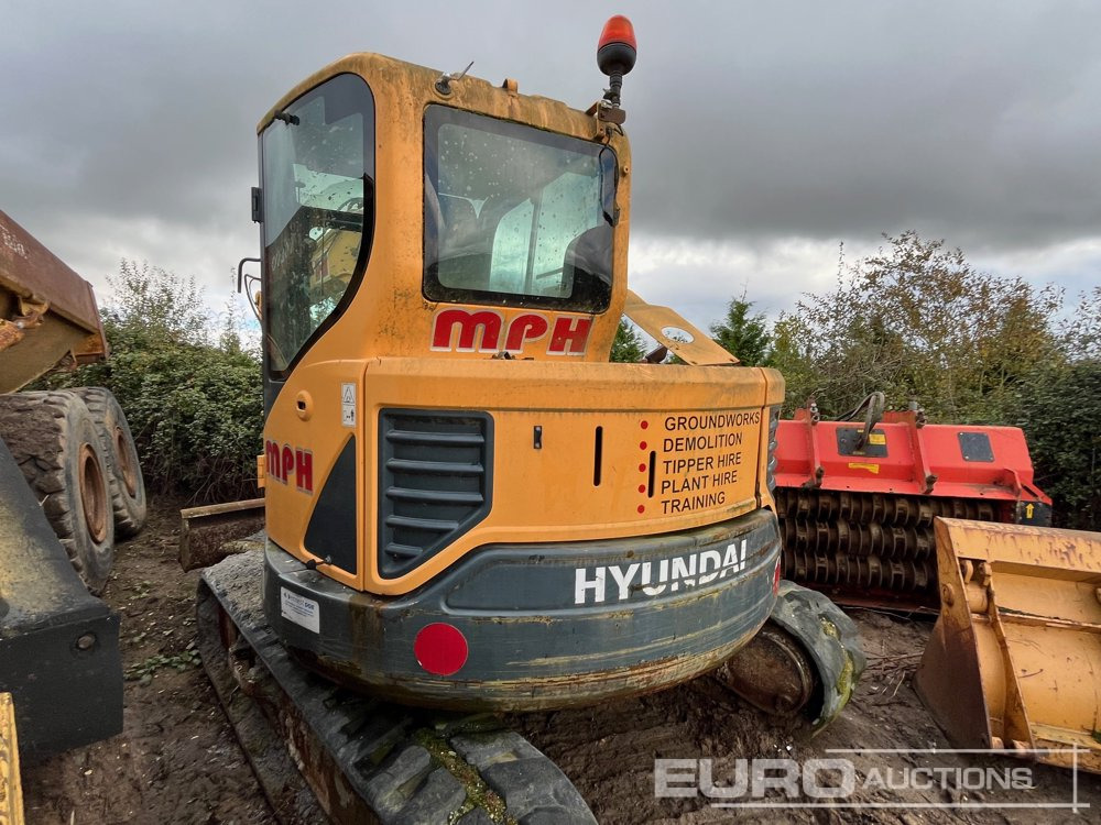 2012 Hyundai Robex R80CR-9 - Miniexcavadora: foto 3 2012 Hyundai Robex R80CR-9 - Miniexcavadora: foto 3