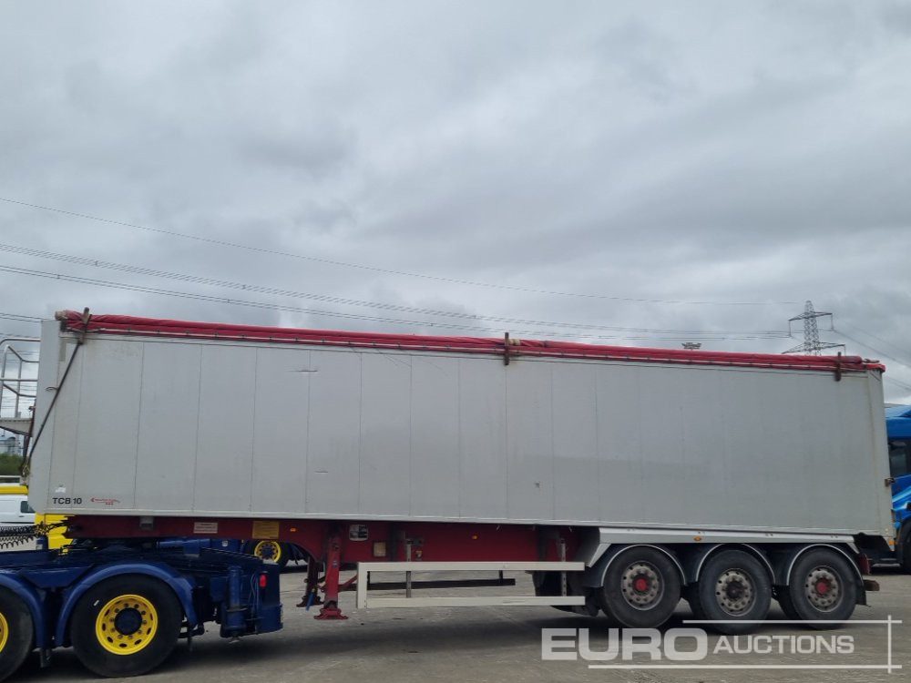 2013 Fruehauf Tri Axle Bulk Tipping Trailer, Lift Axle, Easy Sheet - Semirremolque volquete: foto 2 2013 Fruehauf Tri Axle Bulk Tipping Trailer, Lift Axle, Easy Sheet - Semirremolque volquete: foto 2