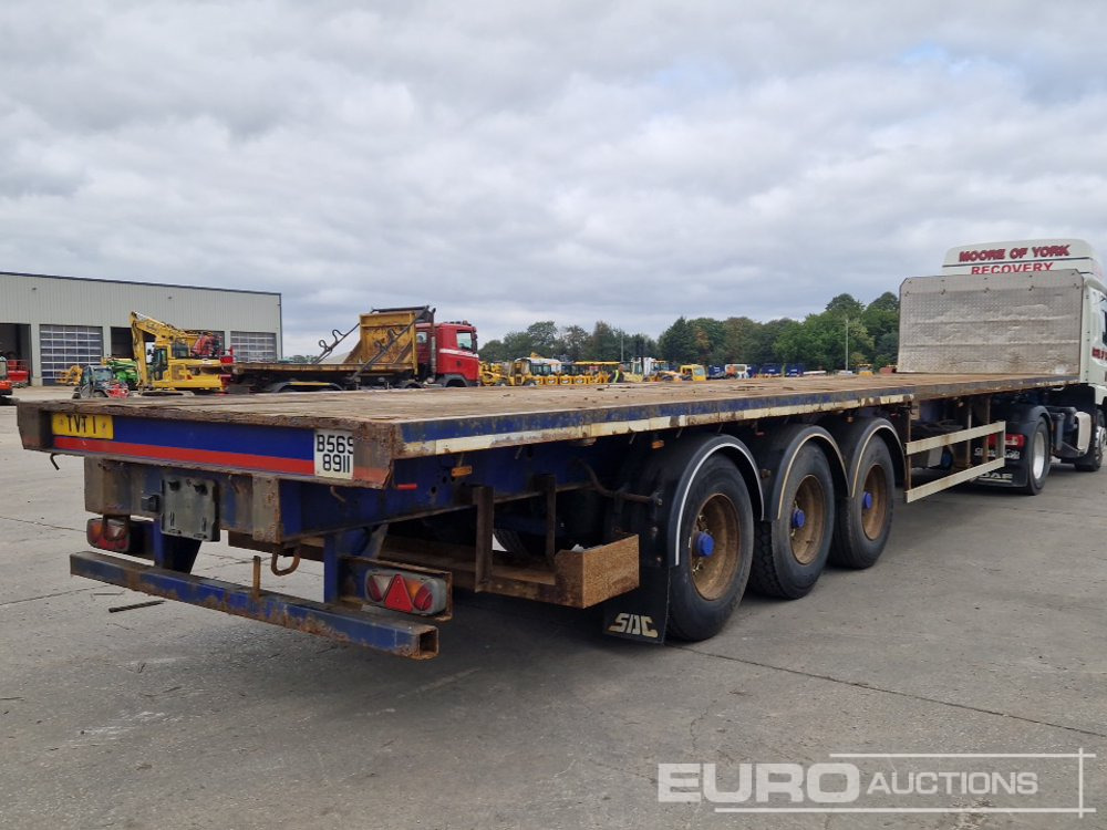 2013 SDC Trailer Tri Axle Flatbed Trailer, Twist Locks - Semirremolque plataforma/ Caja abierta: foto 5 2013 SDC Trailer Tri Axle Flatbed Trailer, Twist Locks - Semirremolque plataforma/ Caja abierta: foto 5