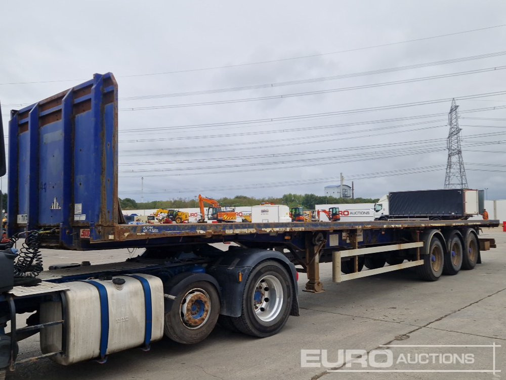 2013 SDC Trailer Tri Axle Flatbed Trailer, Twist Locks - Semirremolque plataforma/ Caja abierta: foto 1 2013 SDC Trailer Tri Axle Flatbed Trailer, Twist Locks - Semirremolque plataforma/ Caja abierta: foto 1