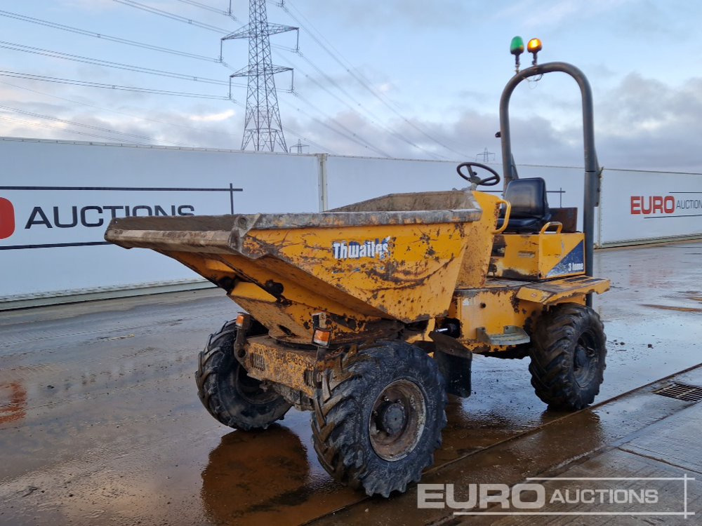 2013 Thwaites 3 Ton Swivel Skip Dumper, Roll Bar - Minidumper: foto 1 2013 Thwaites 3 Ton Swivel Skip Dumper, Roll Bar - Minidumper: foto 1