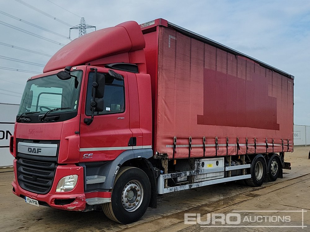 2014 DAF CF290 - Camión lona: foto 1 2014 DAF CF290 - Camión lona: foto 1