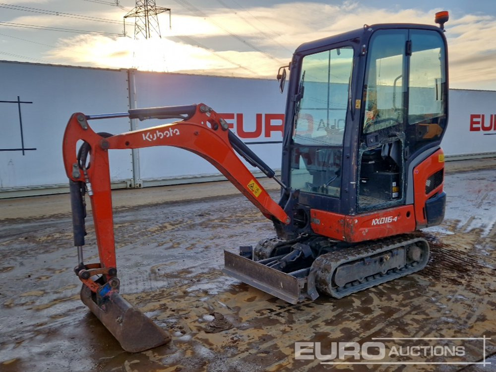 2014 Kubota KX016-4 - Miniexcavadora: foto 1 2014 Kubota KX016-4 - Miniexcavadora: foto 1