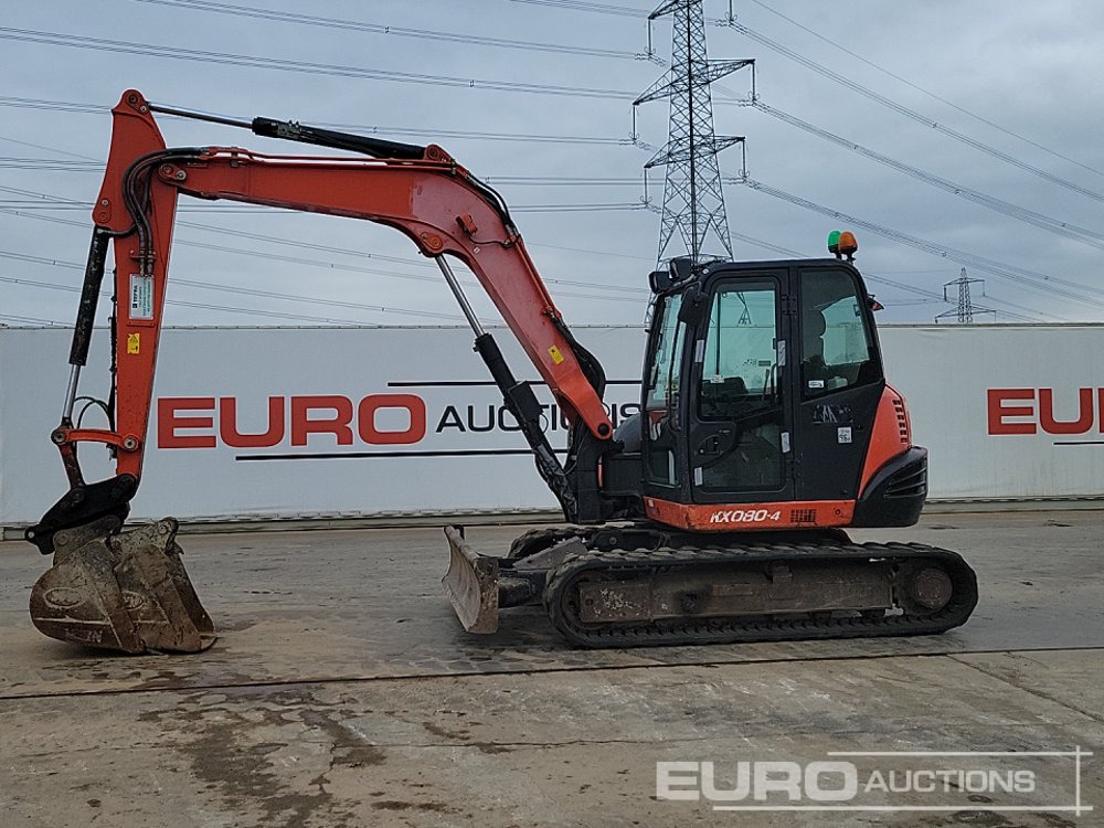 2014 Kubota KX080-4 - Miniexcavadora: foto 2 2014 Kubota KX080-4 - Miniexcavadora: foto 2