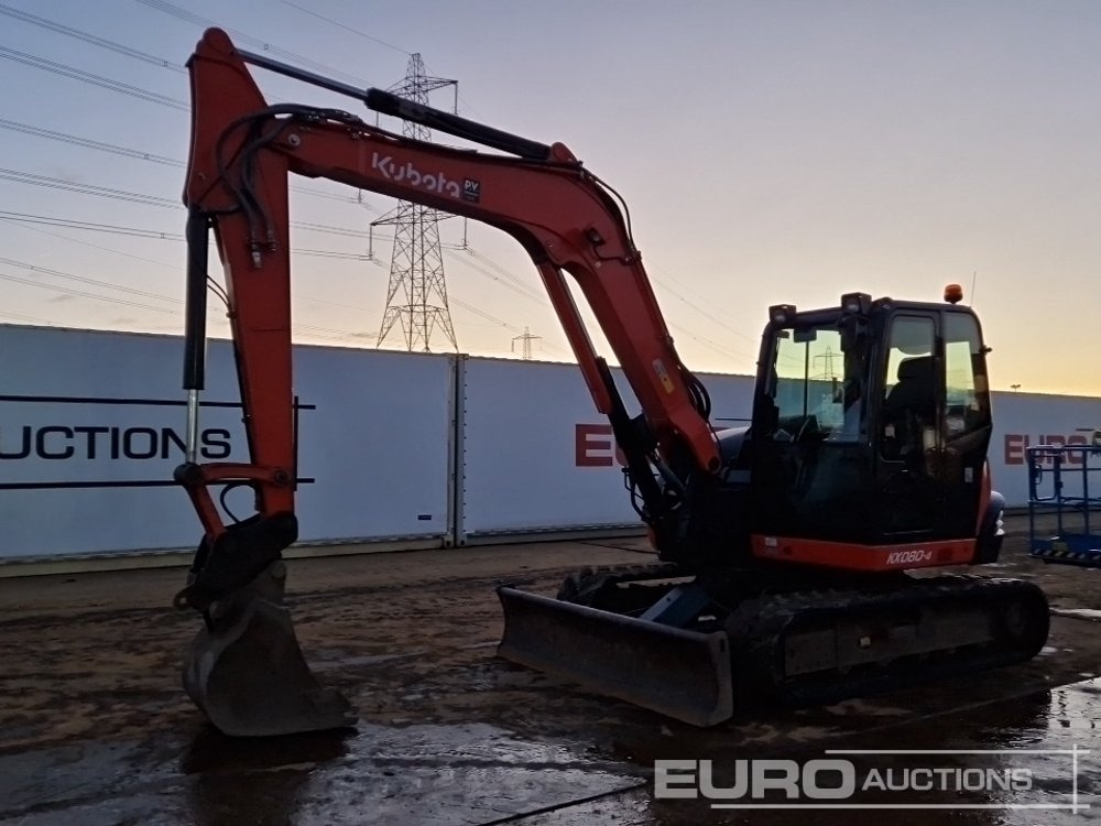 2014 Kubota KX080-4 - Miniexcavadora: foto 1 2014 Kubota KX080-4 - Miniexcavadora: foto 1