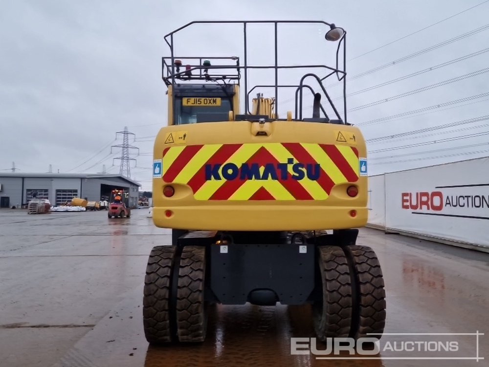 2015 Komatsu PW148-10 - Excavadora de ruedas: foto 4 2015 Komatsu PW148-10 - Excavadora de ruedas: foto 4