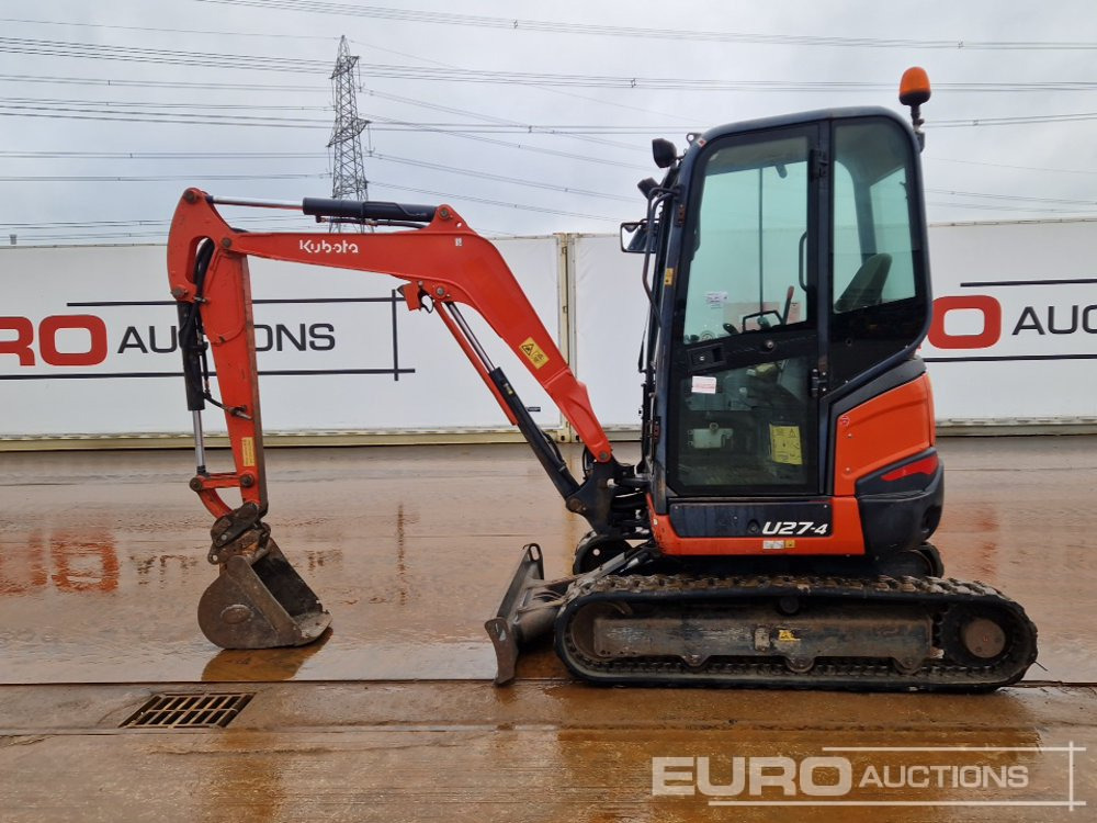 2015 Kubota U27-4 - Miniexcavadora: foto 2 2015 Kubota U27-4 - Miniexcavadora: foto 2
