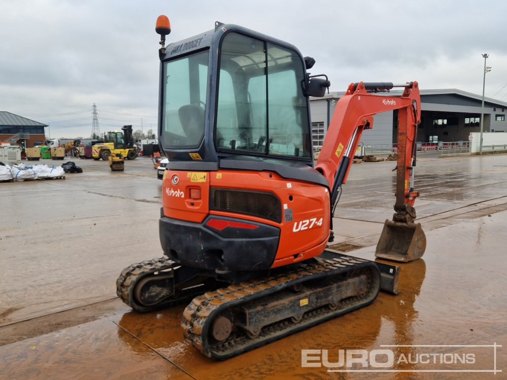 2015 Kubota U27-4 - Miniexcavadora: foto 5 2015 Kubota U27-4 - Miniexcavadora: foto 5