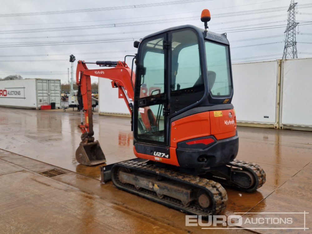 2015 Kubota U27-4 - Miniexcavadora: foto 3 2015 Kubota U27-4 - Miniexcavadora: foto 3