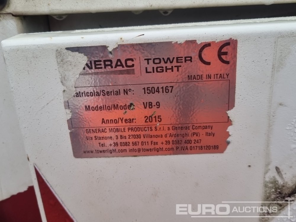Torre de iluminación 2016 Generac VB-9: foto 35