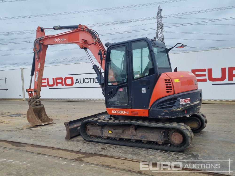 2016 Kubota KX080-4 - Miniexcavadora: foto 3 2016 Kubota KX080-4 - Miniexcavadora: foto 3