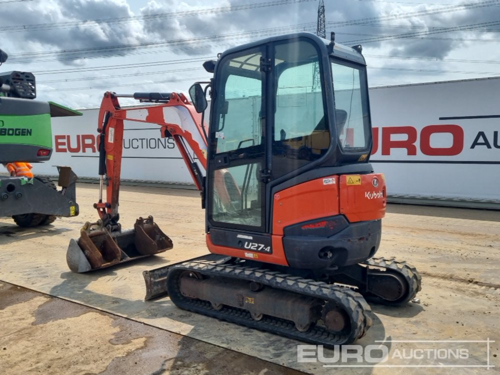 2016 Kubota U27-4 - Miniexcavadora: foto 3 2016 Kubota U27-4 - Miniexcavadora: foto 3