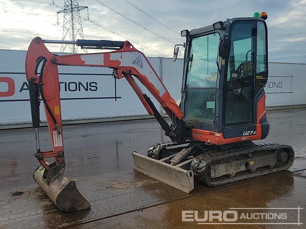 2016 Kubota U27-4 - Miniexcavadora: foto 1 2016 Kubota U27-4 - Miniexcavadora: foto 1
