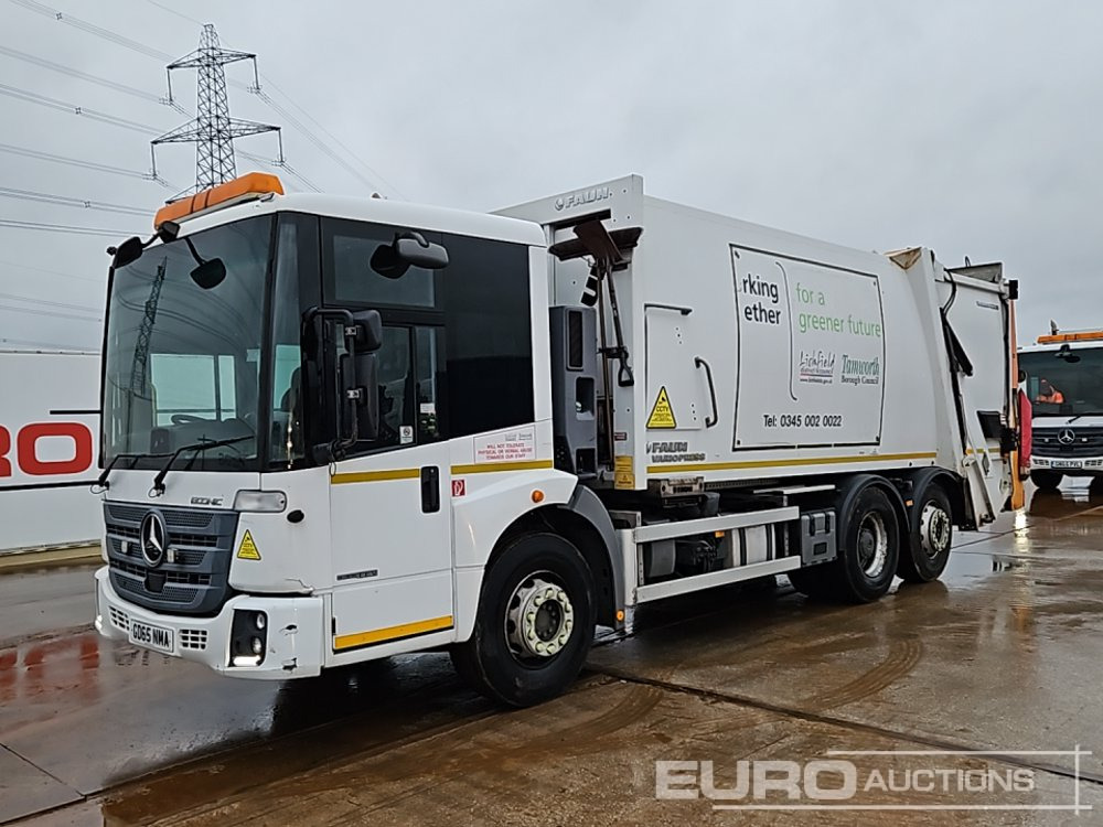 2016 Mercedes Econic 2630 - Camión de basura: foto 1 2016 Mercedes Econic 2630 - Camión de basura: foto 1