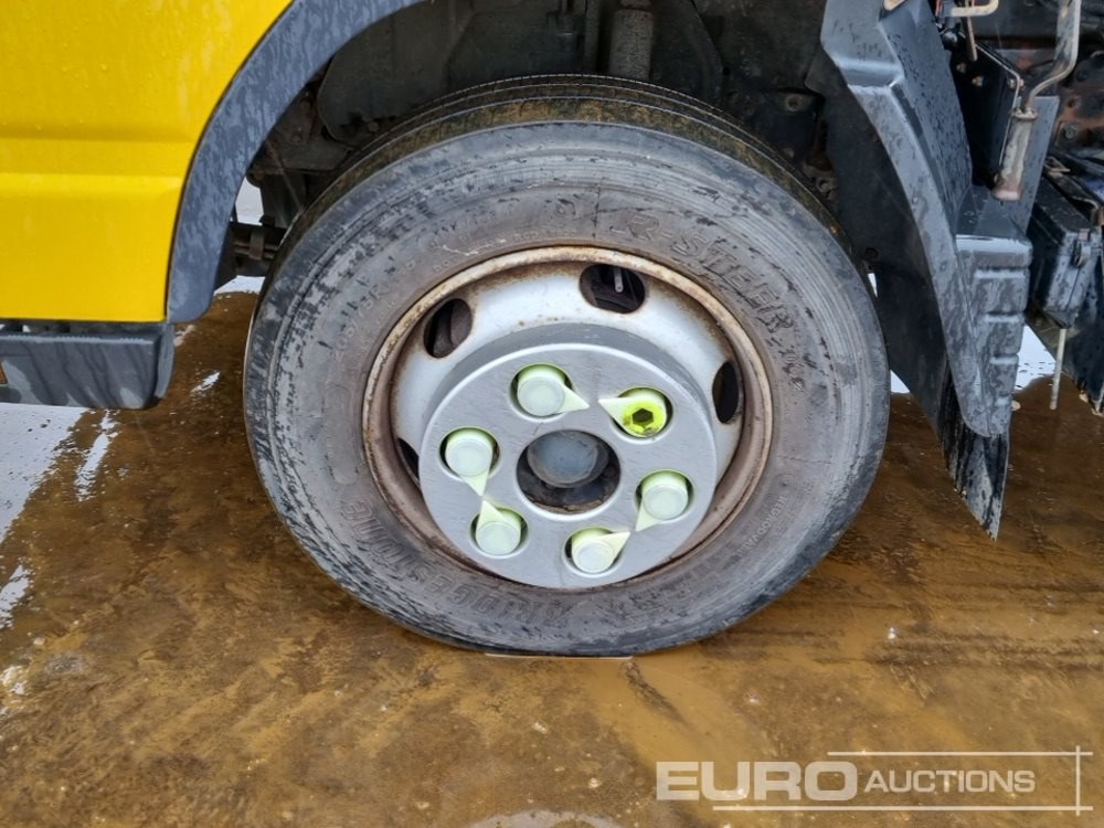 Camión caja abierta para transporte de equipos pesados 2016 Mitsubishi Fuso 7C18: foto 9