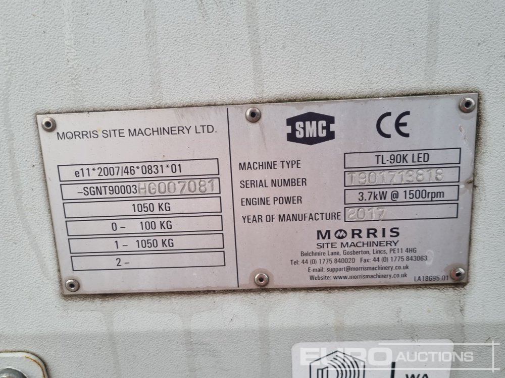 Torre de iluminación 2017 SMC TL-90K LED: foto 32